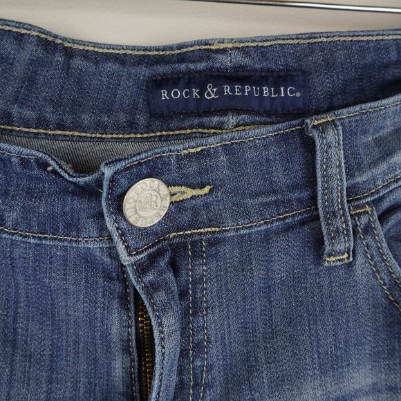 Rock &‎ Republic Straight Leg Jeans Size 16 - Picture 6 of 12